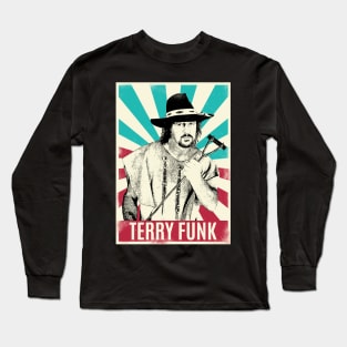 Vintage Retro Terry Funk Long Sleeve T-Shirt